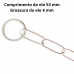 COLAR DE ELOS GG (ELOS 53 MM - ARAME 4,0 MM)