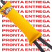SALSICHA 30 CM X 8 CM AMARELO (PRONTA ENTREGA)