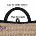 TRAVESSEIRO ANATÔMICO FILHOTE (TECIDO DE JUTA)