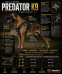 PEITORAL PARA PROTE&Ccedil;&Atilde;O - MODELO PREDATOR K9 TACTICAL