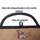 TRAVESSEIRO DE MORDIDA JR (TECIDO DE JUTA)