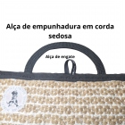 TRAVESSEIRO ANATÔMICO ADULTO (TECIDO DE JUTA) PRONTA ENTREGA