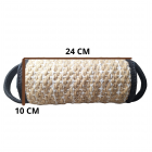 BITE ROLL MÉDIO SOFT (TECIDO DE JUTA) PRONTA ENTREGA