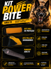 KIT POWER BITE (Bite Roll de Proteção, Bite Pillow 3 Seguradores, Manguim Adulto)